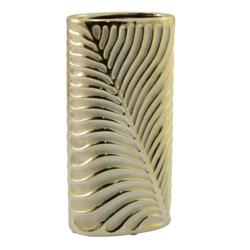 Wazon 26cm ceramiczny złoty WG2