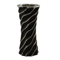 Wazon 25cm ceramiczny czarny WB3