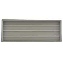 Podstawka pod suszarkę 51x19cm srebrna